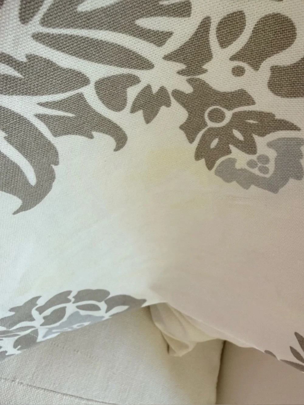 SERENA & LILY 100% Cotton Block Print Shower Curtain 72”x72” Portugal